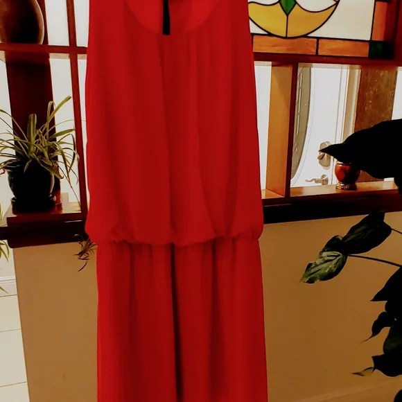 Orange Summer Dress - Picture 6 of 7